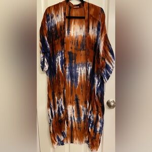 Tie-Dye Kimono Cardigan